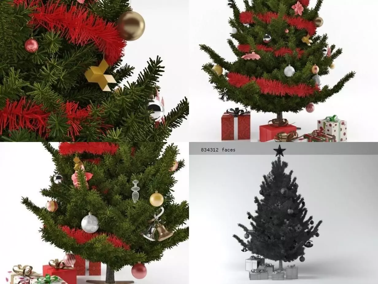 Christmas Tree 3D model_4