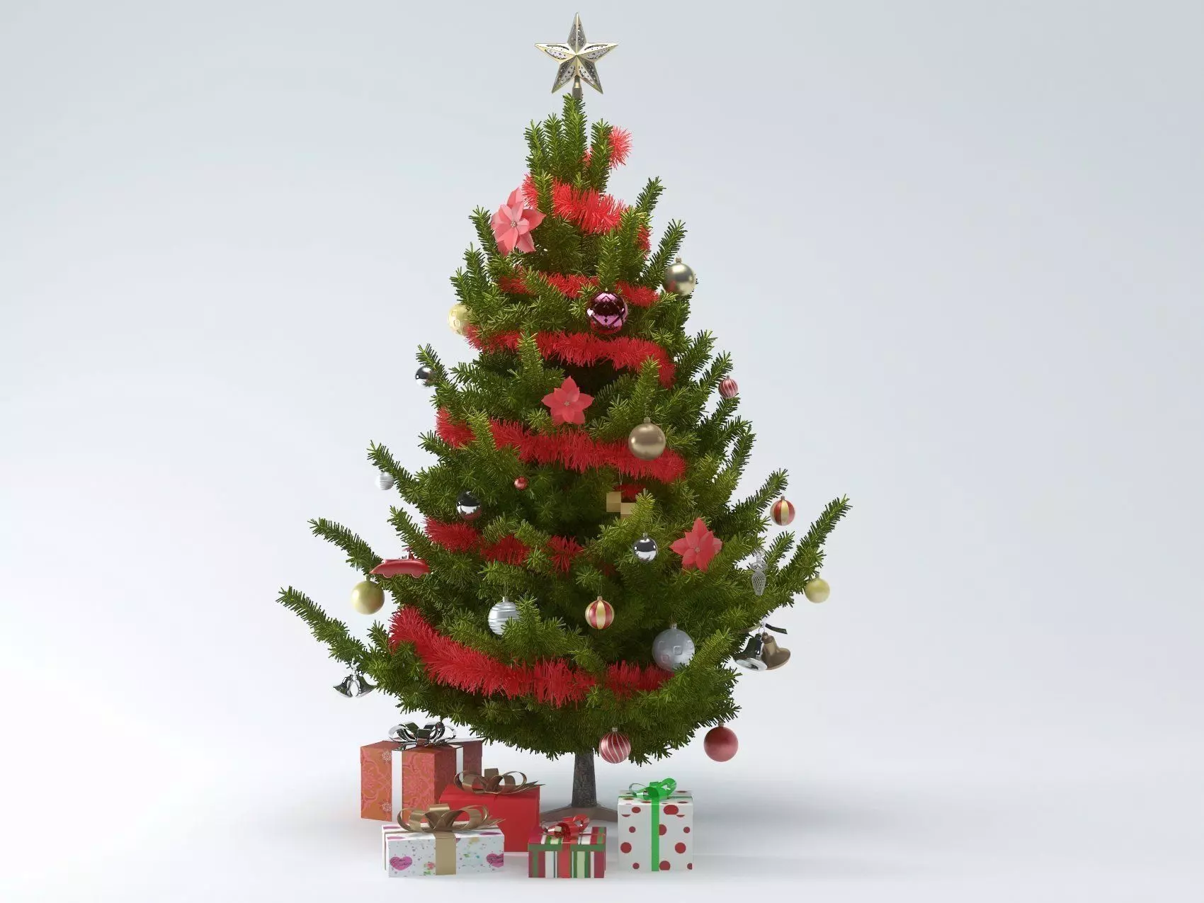 Christmas Tree 3D model_0