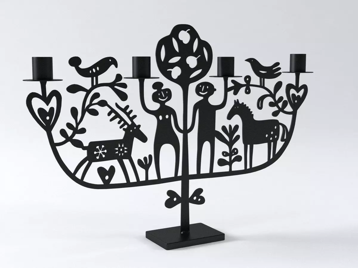 Adam and Eve 3D model_0