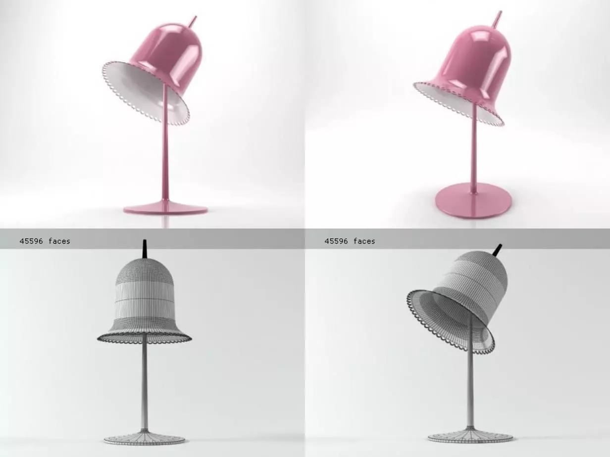 Lolita table 3D model_3