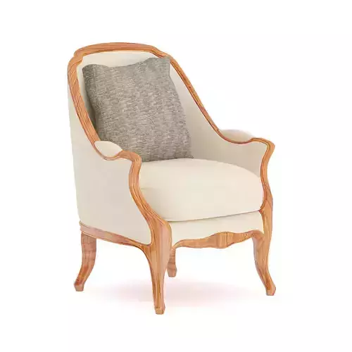 Classical Armchair with Pillow
