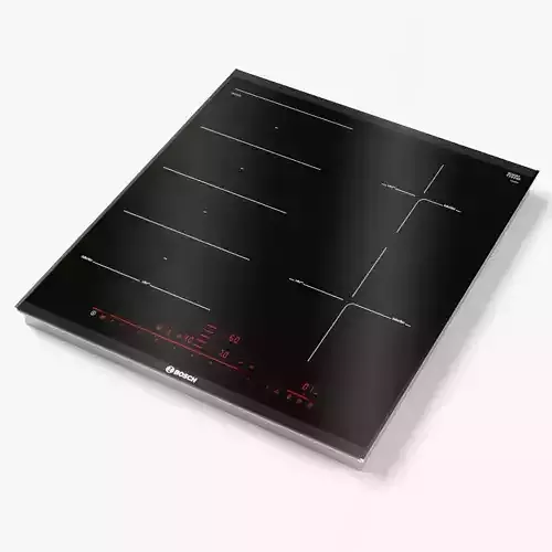 BOSCH Induction hob PXE675DC1E Serie 8 606 mm 3D model