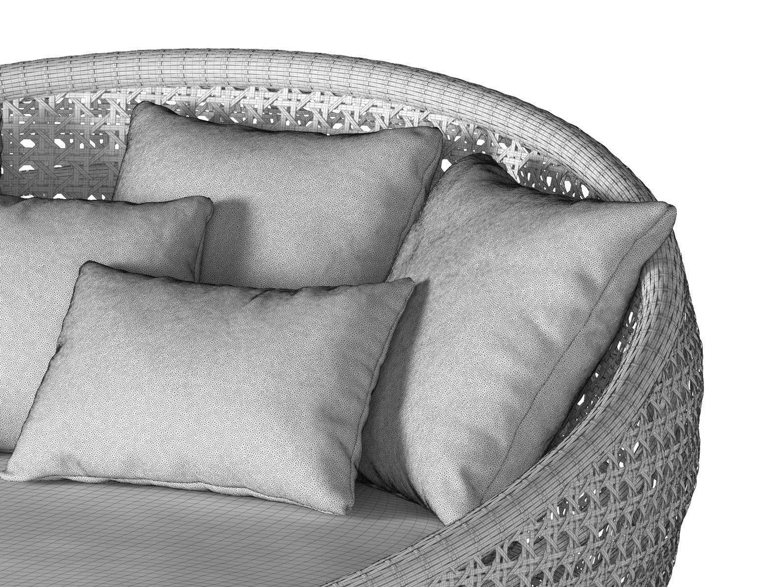 Birdnest Sofa 3D model_1