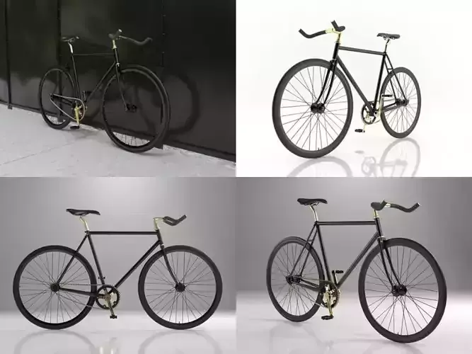 Fixie Bike 3D model