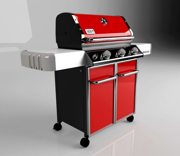 BBQ Genesis Weber 3D model
