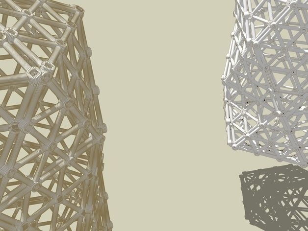 crystal cage Free 3D print model_2
