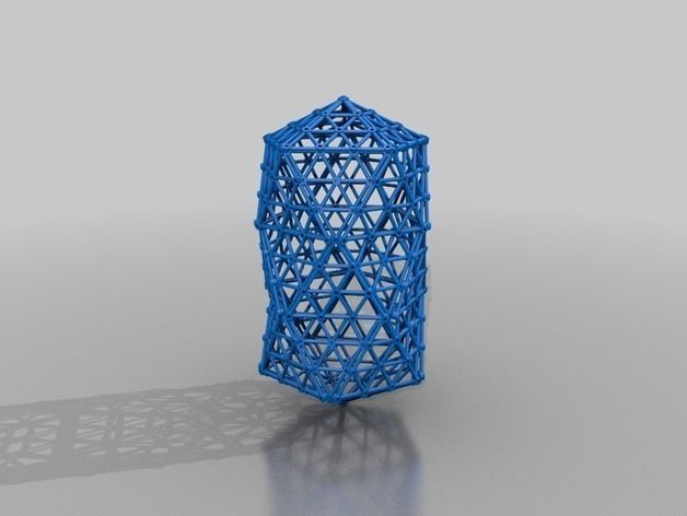 crystal cage Free 3D print model_1