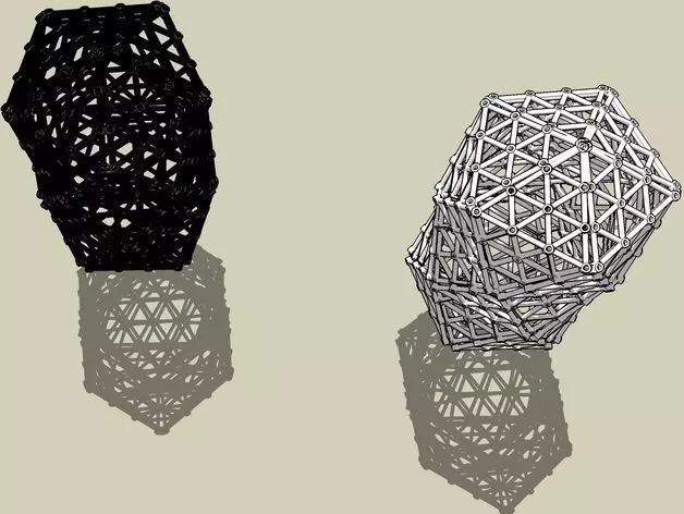 crystal cage Free 3D print model_0