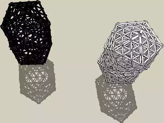 crystal cage Free 3D print model crystal cage Free 3D print model