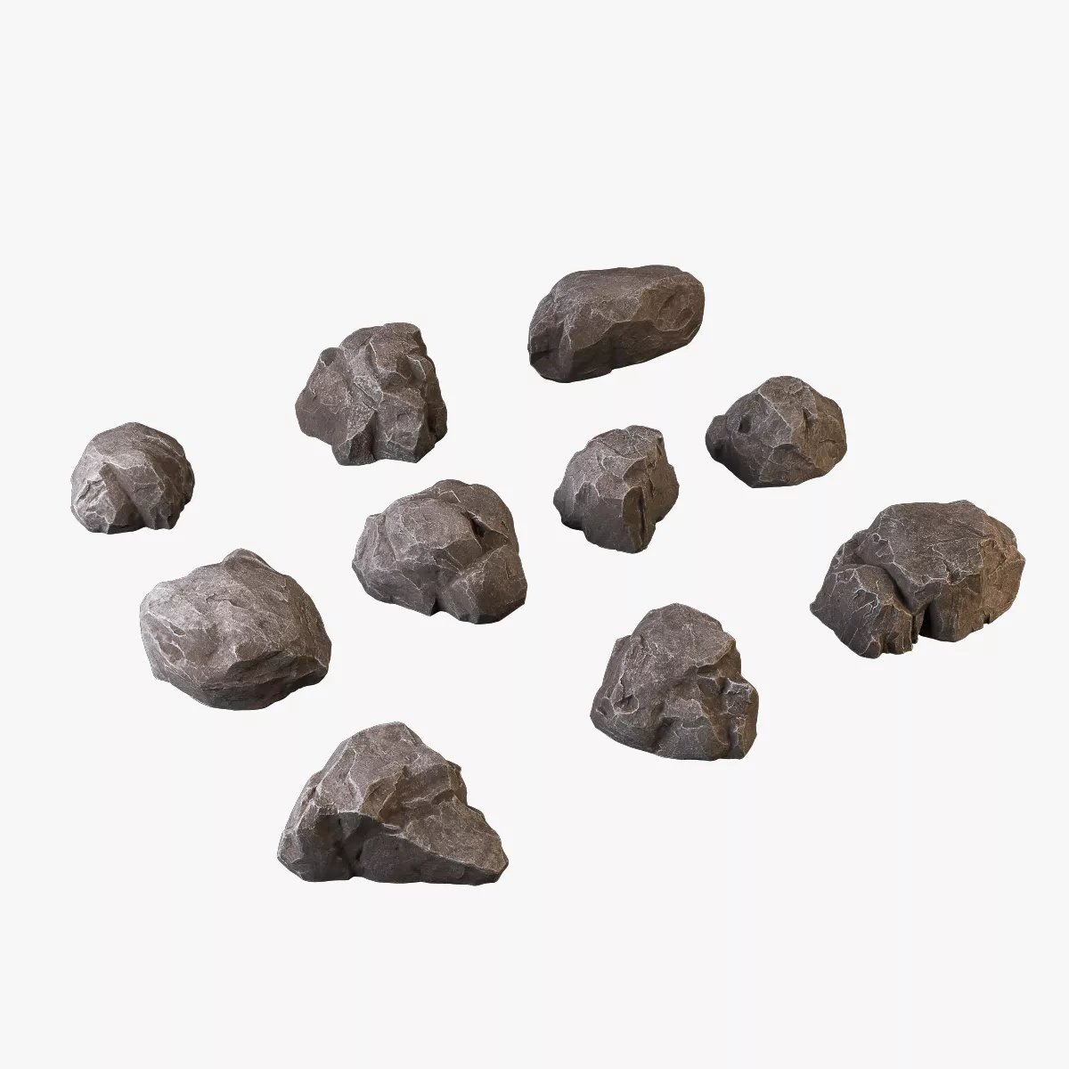 Rock V29 Collection Low-poly 3D model