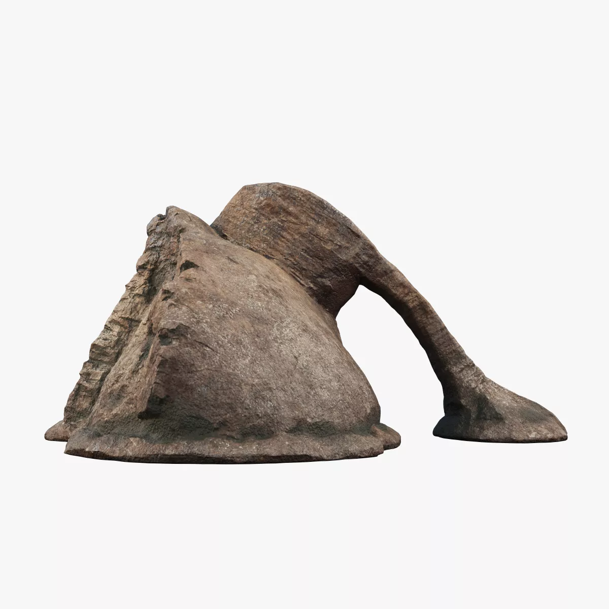 Bow Fiddle Rock Low-poly 3D model