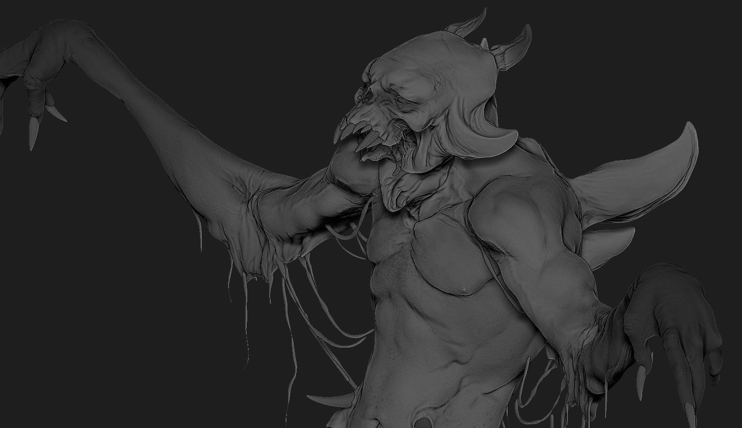 Vampire Zbrush 3D model_8