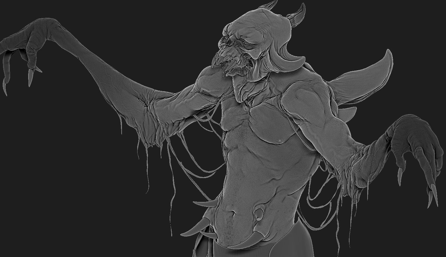 Vampire Zbrush 3D model_10