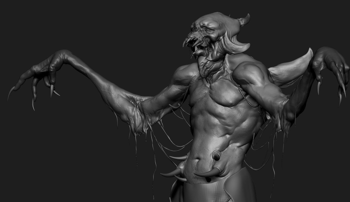 Vampire Zbrush 3D model_5