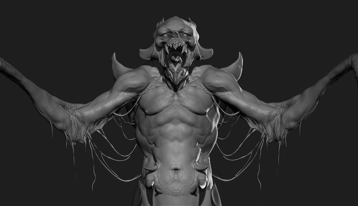 Vampire Zbrush 3D model_4