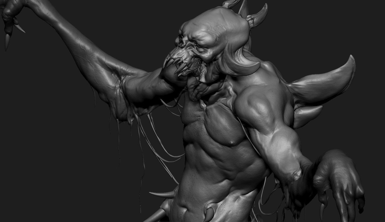 Vampire Zbrush 3D model_7