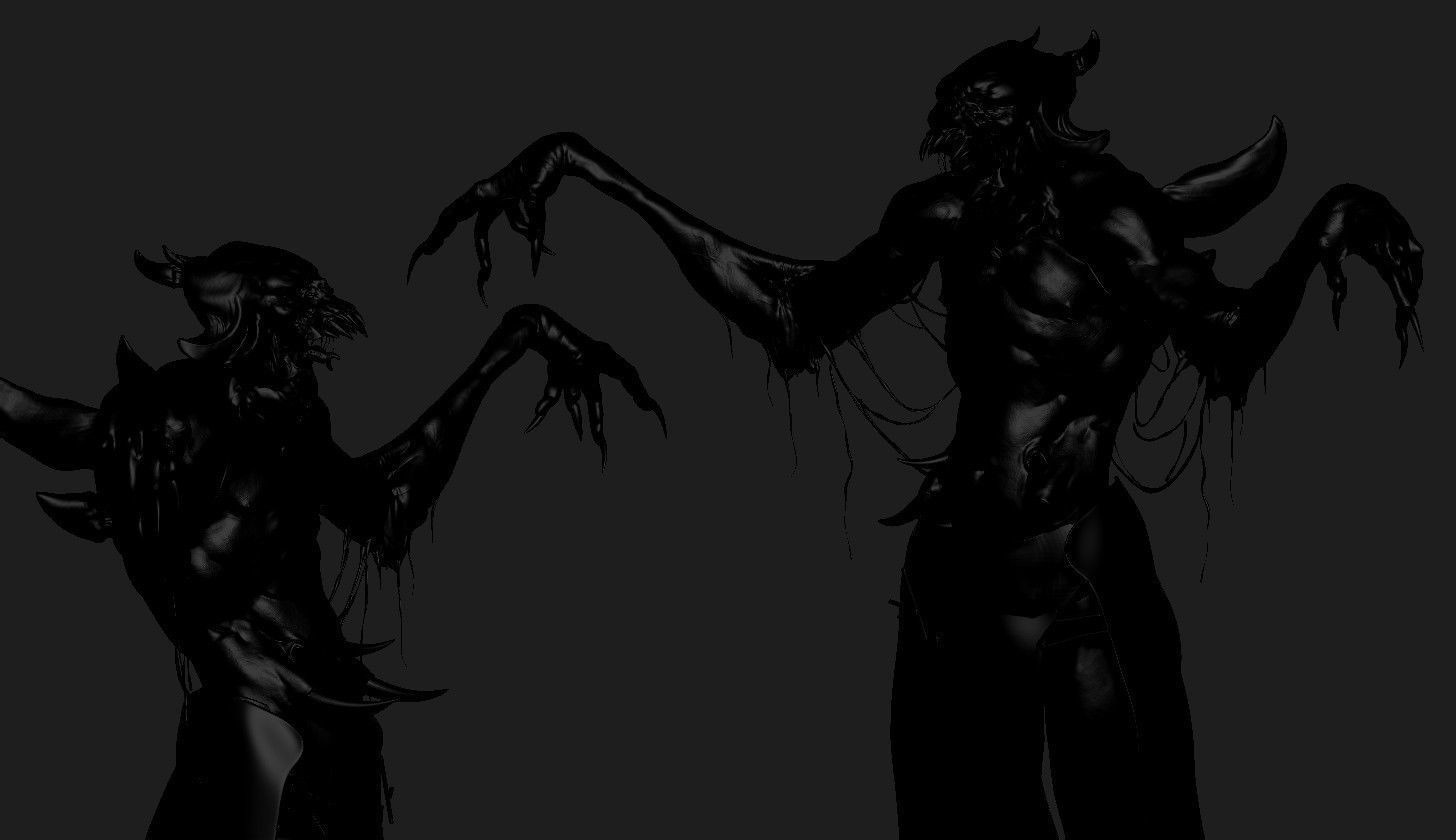 Vampire Zbrush 3D model_9