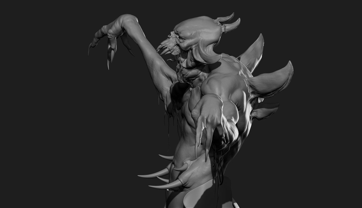 Vampire Zbrush 3D model_3