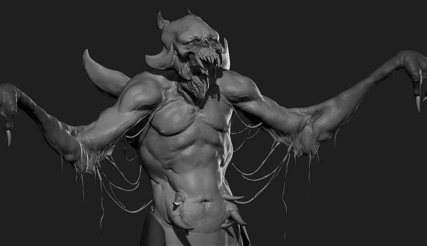 Vampire Zbrush 3D model_11