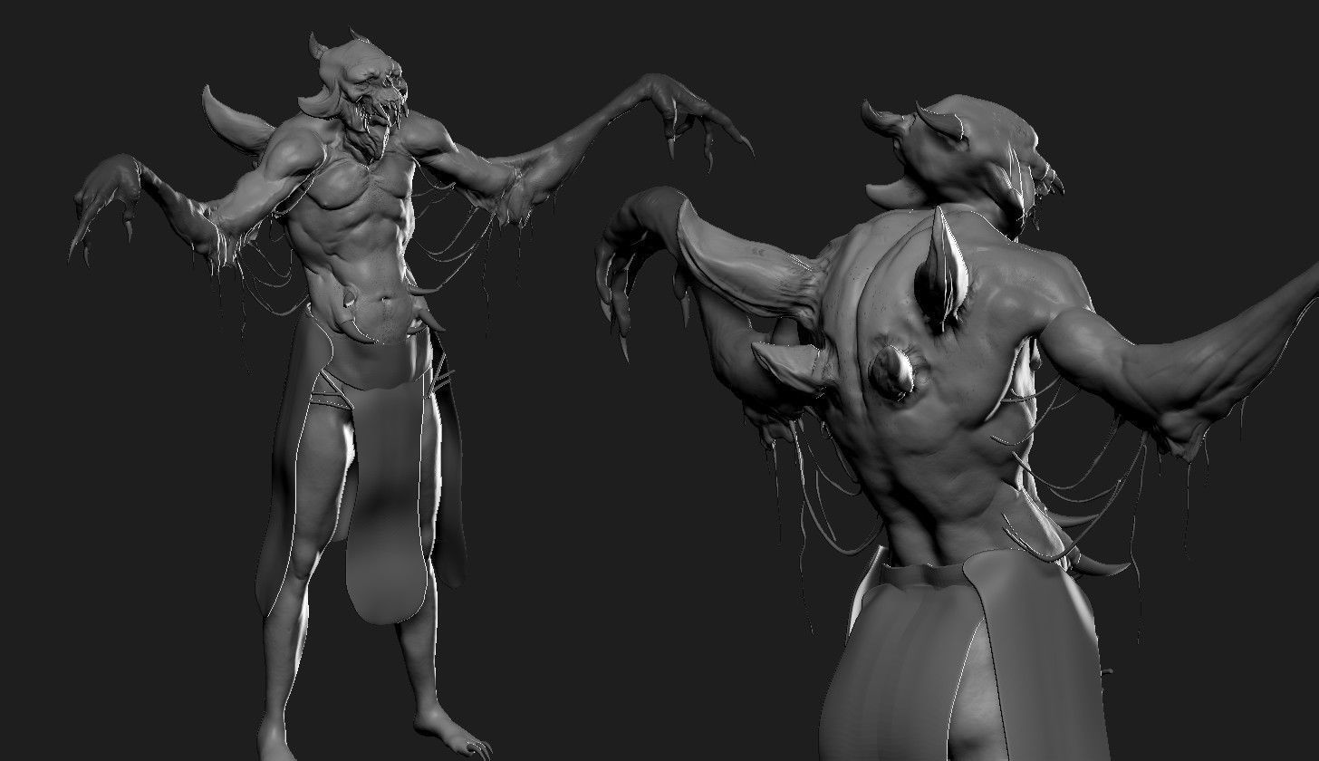 Vampire Zbrush 3D model_12