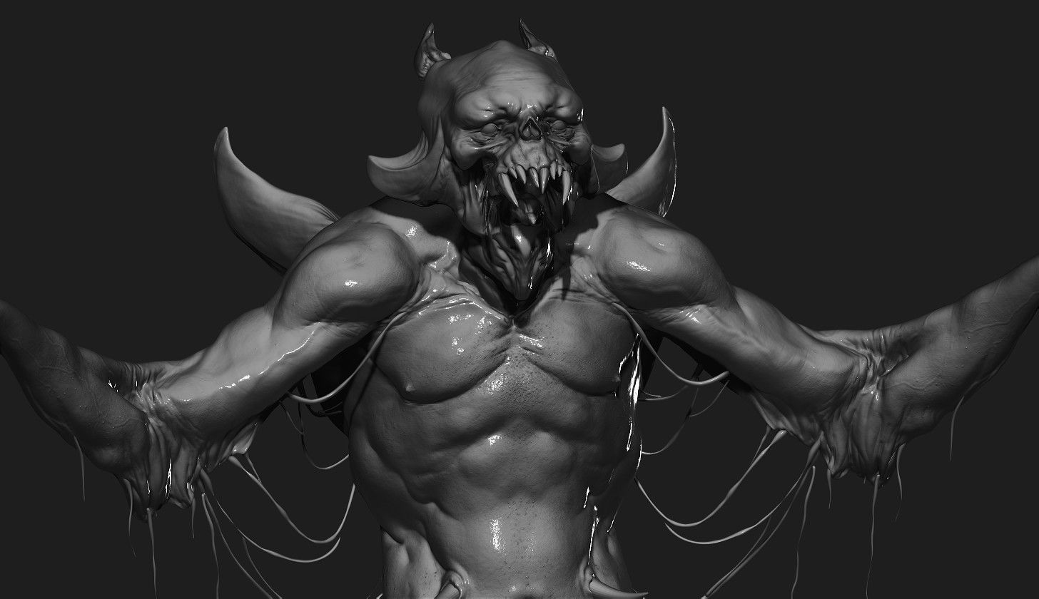 Vampire Zbrush 3D model_6