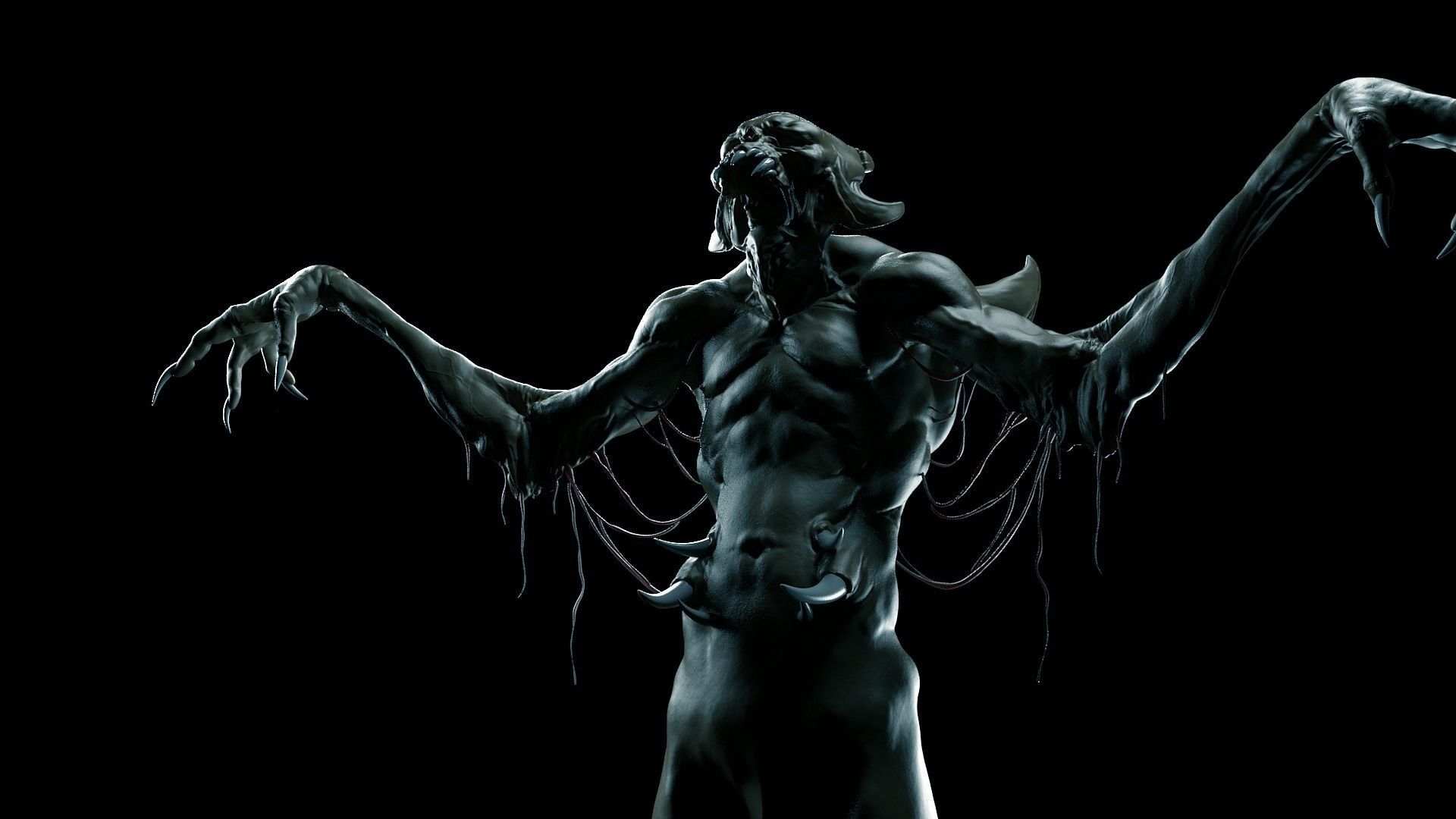Vampire Zbrush 3D model_0