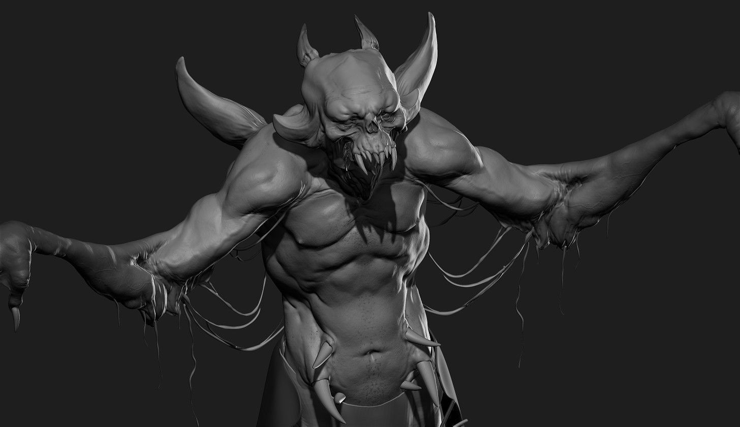 Vampire Zbrush 3D model_1