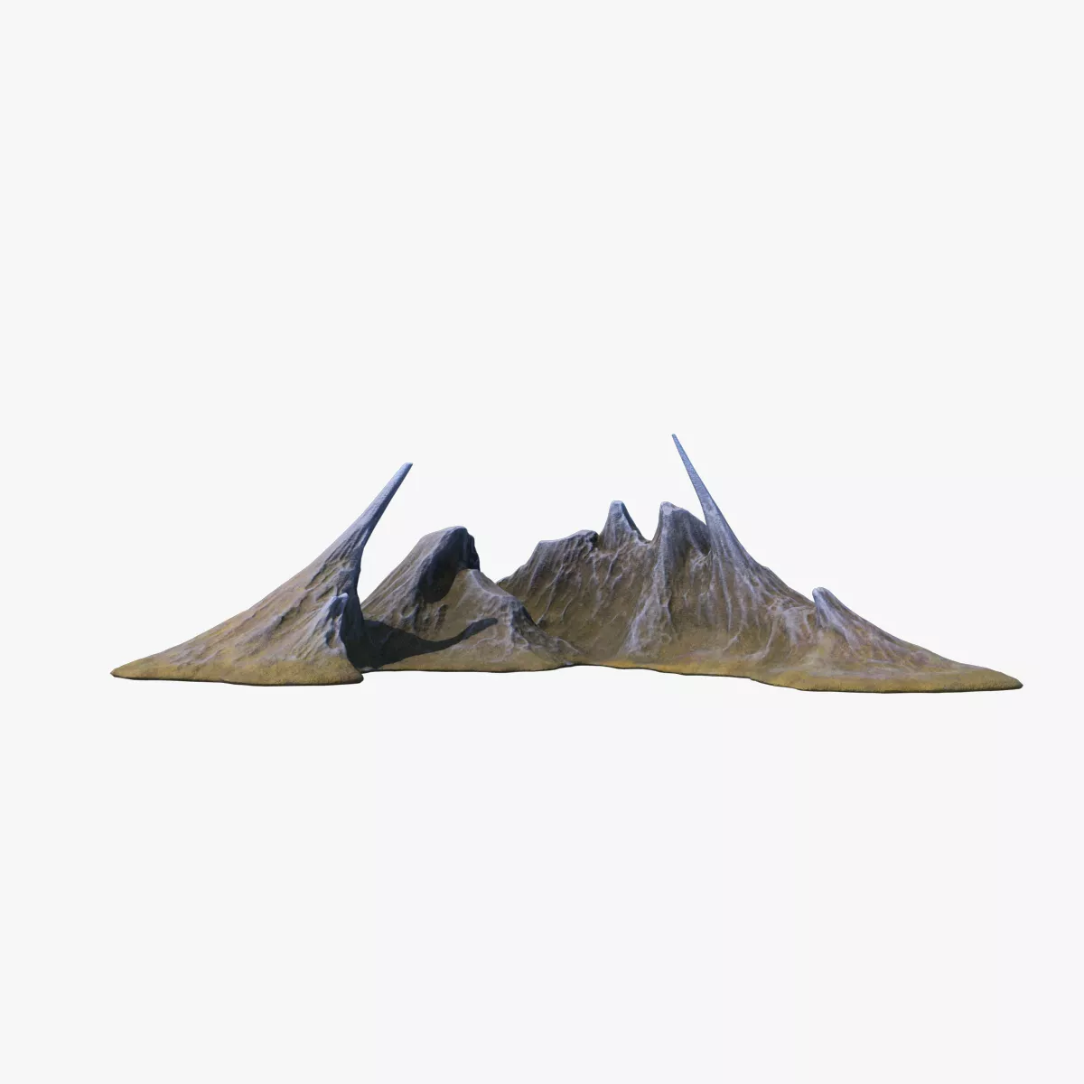 Mountain V3 Low-poly 3D model