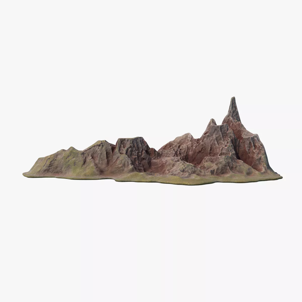 Mountain V4 Low-poly 3D model