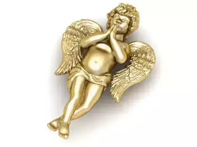 Pendant gold angel