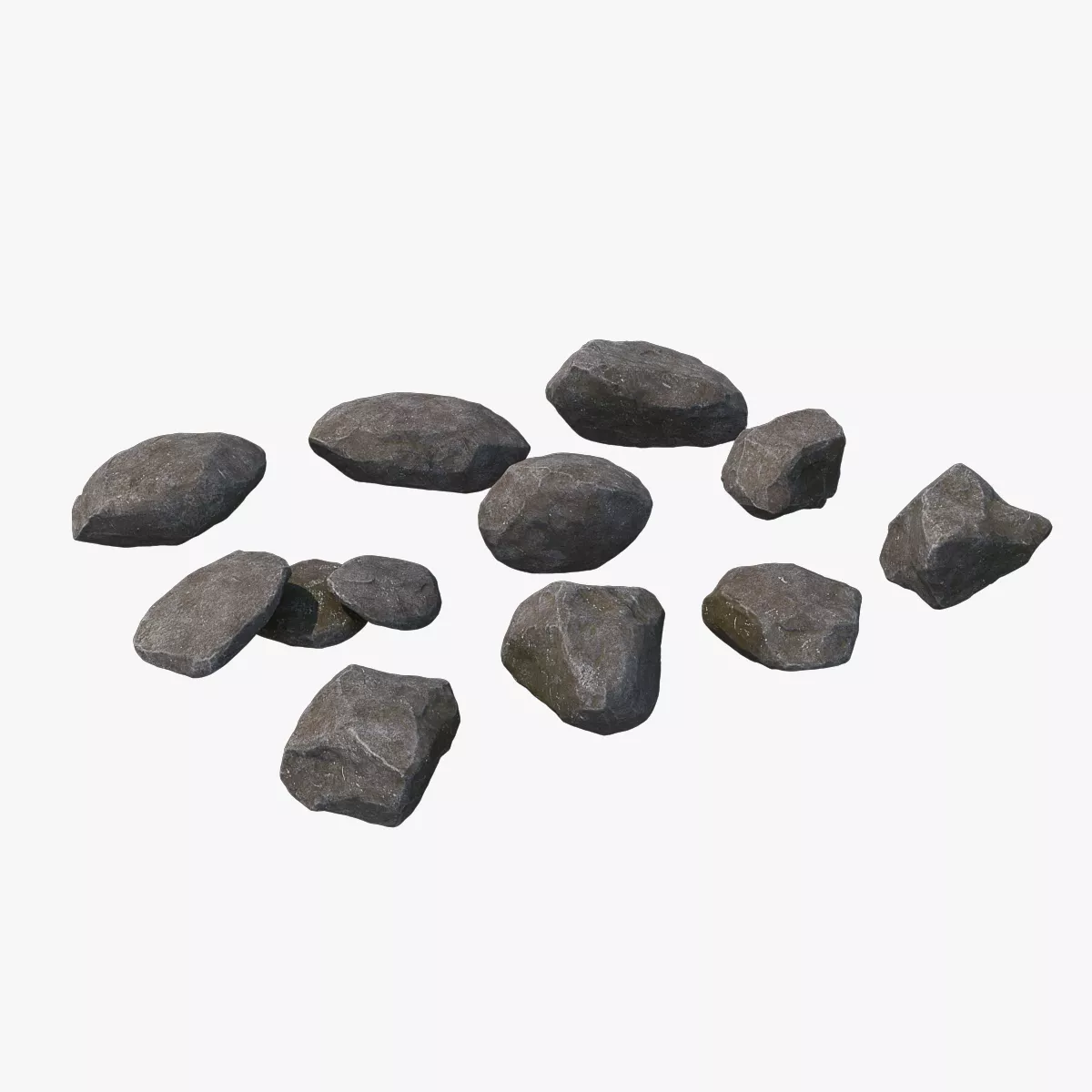 Rock V35 Collection Low-poly 3D model