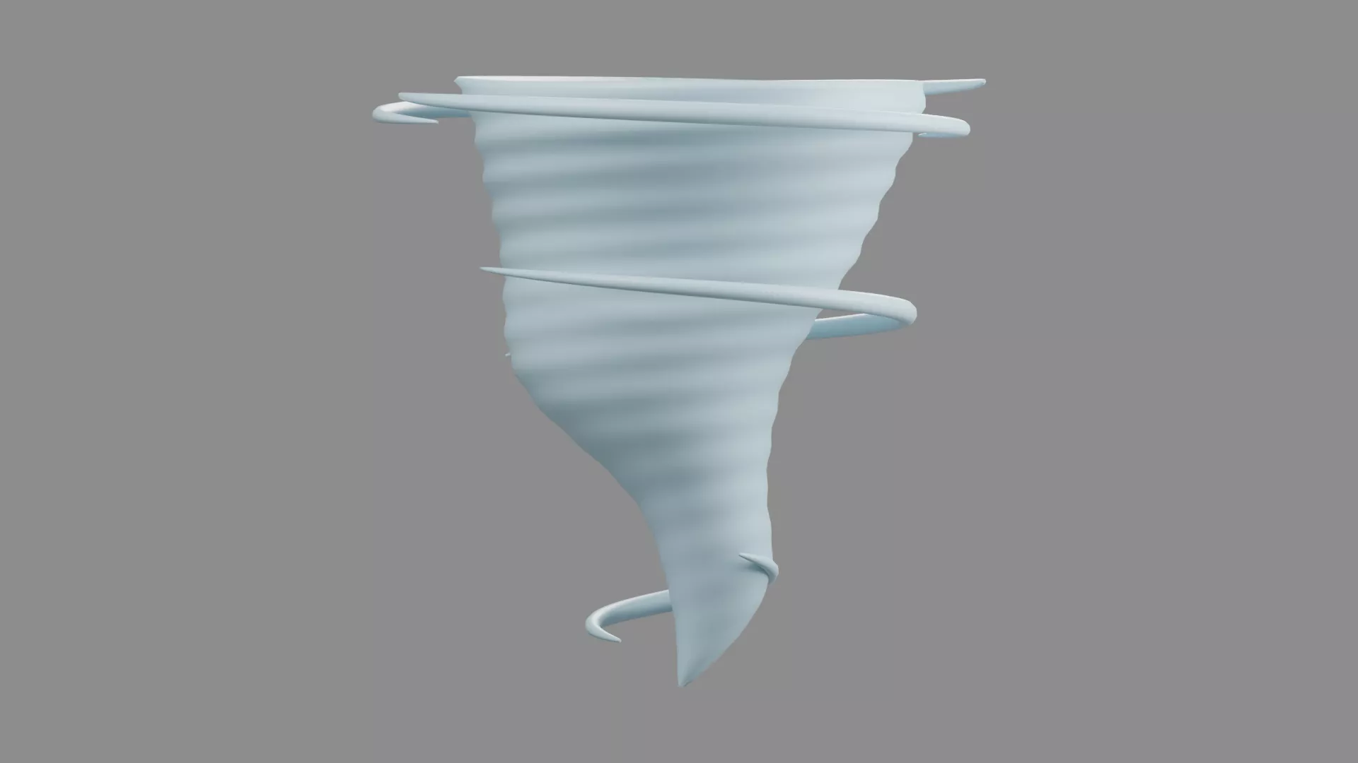 Tornado Low-poly 3D model