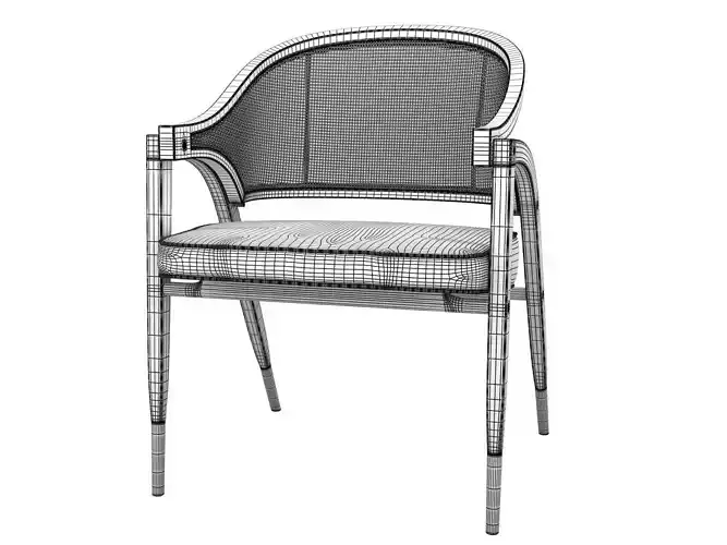 A Frame Rattan Chair