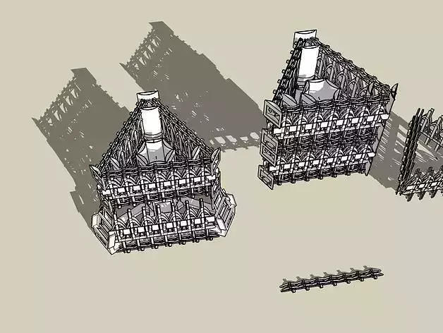 Lighthouse series Light Cage 4 Free 3D print model