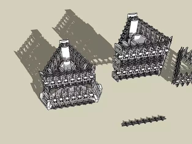 Lighthouse series Light Cage 4 Free 3D print model