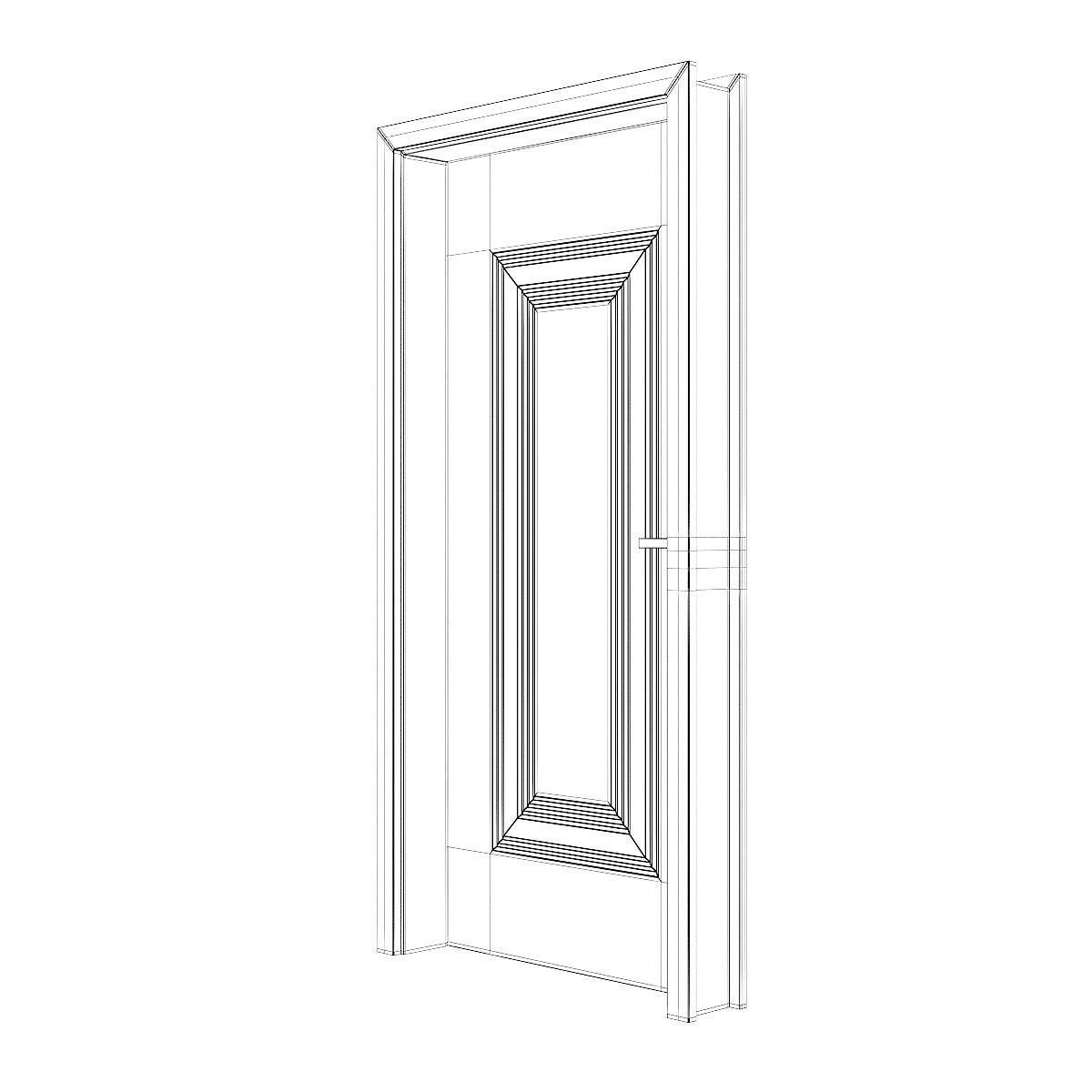 Interior Door 3D model_7