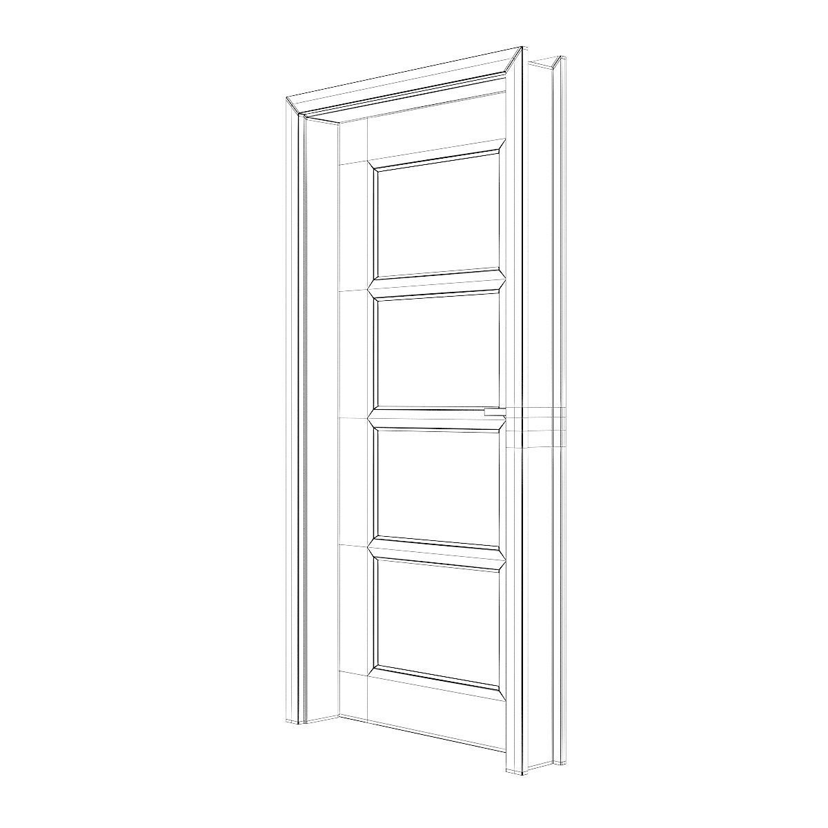 Interior Door 3D model_7