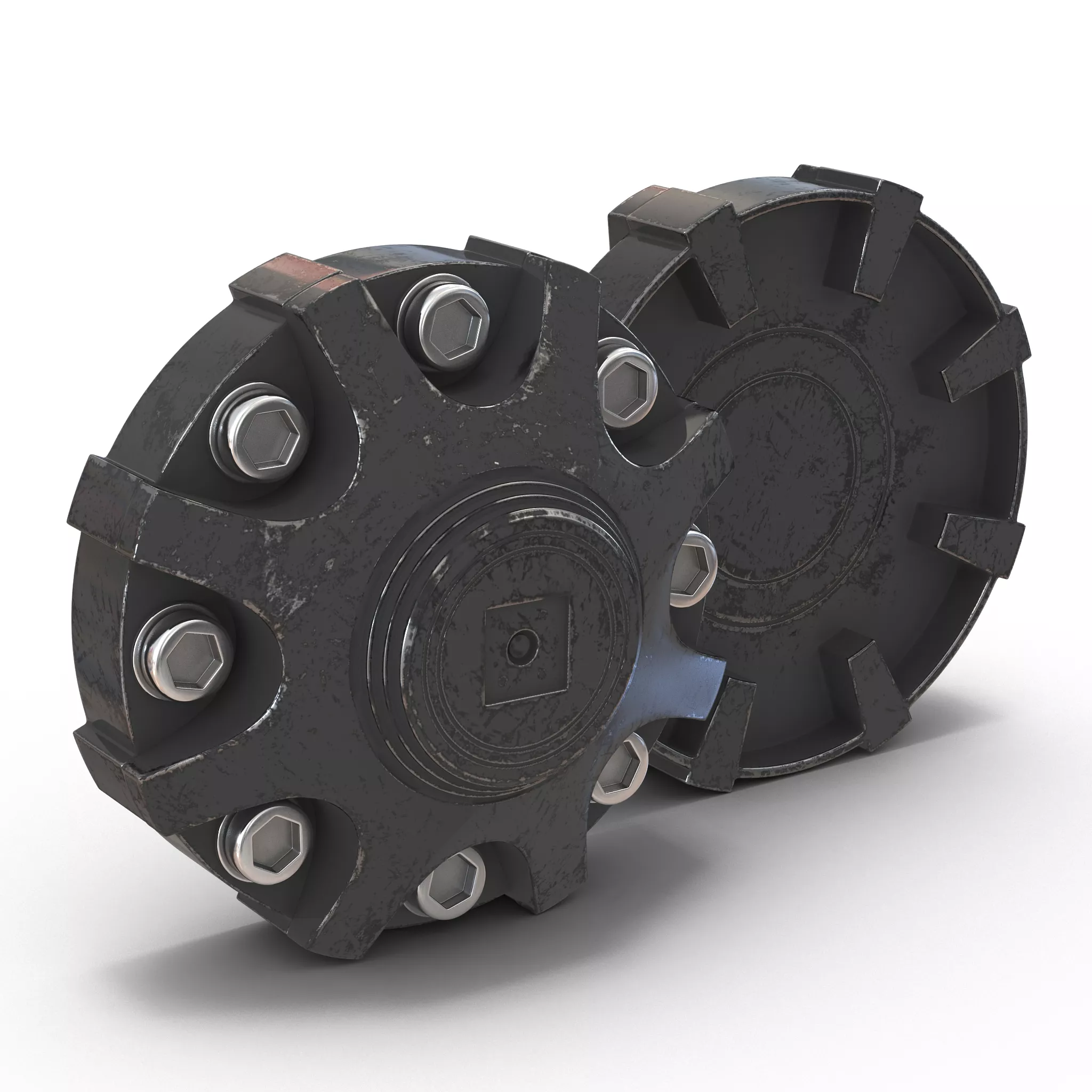 Industrial End Cap 3 3D model