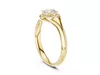 Delicate Custom Jewelry Diamond Ring Gold Band STL 3DM 0214 3D model 3D ...
