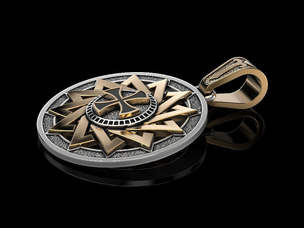 Pendant Erzgamma Star 3D print model_2