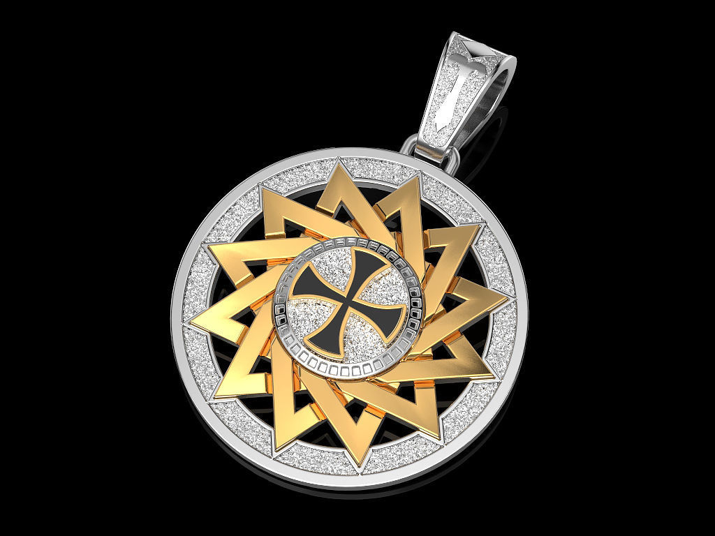 Pendant Erzgamma Star 3D print model_5