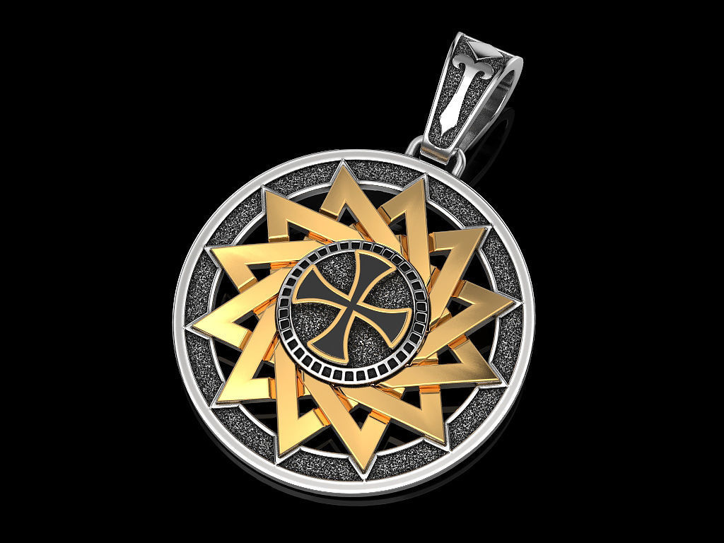 Pendant Erzgamma Star 3D print model_4