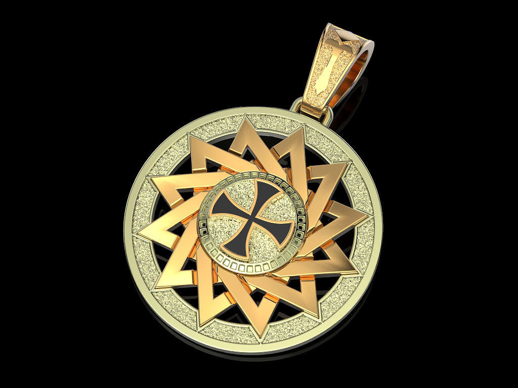 Pendant Erzgamma Star 3D print model_6