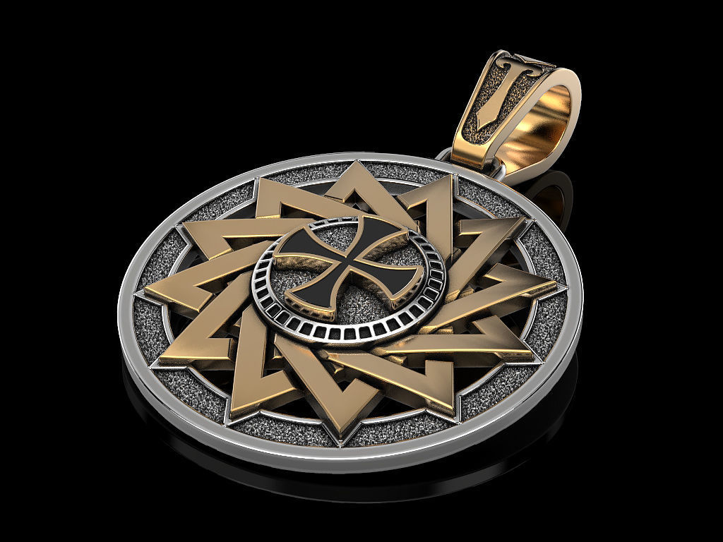 Pendant Erzgamma Star 3D print model_3