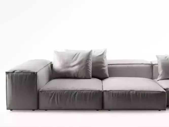 E C modern sectional sofa