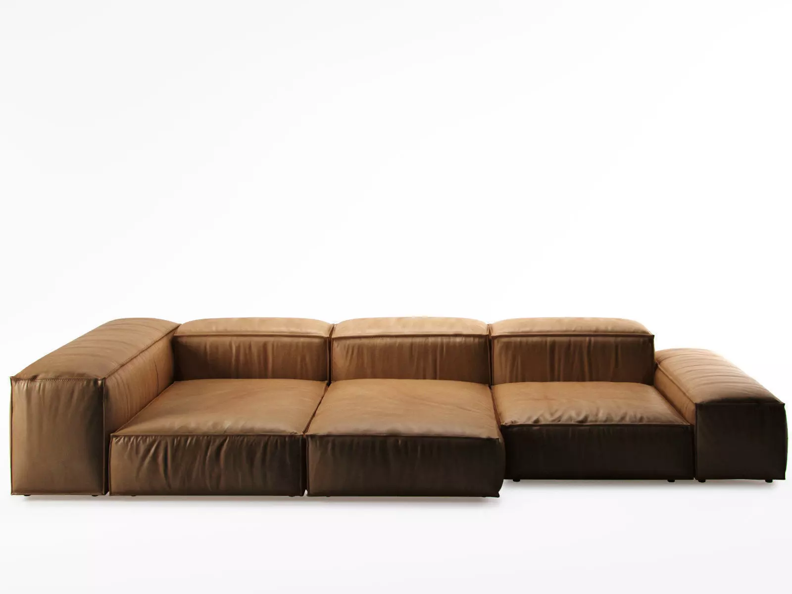 E C modern sectional sofa 3D model_5