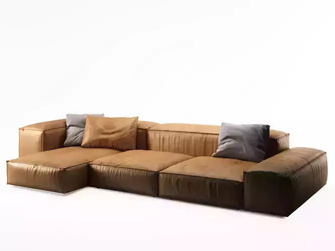 E C modern sectional sofa
