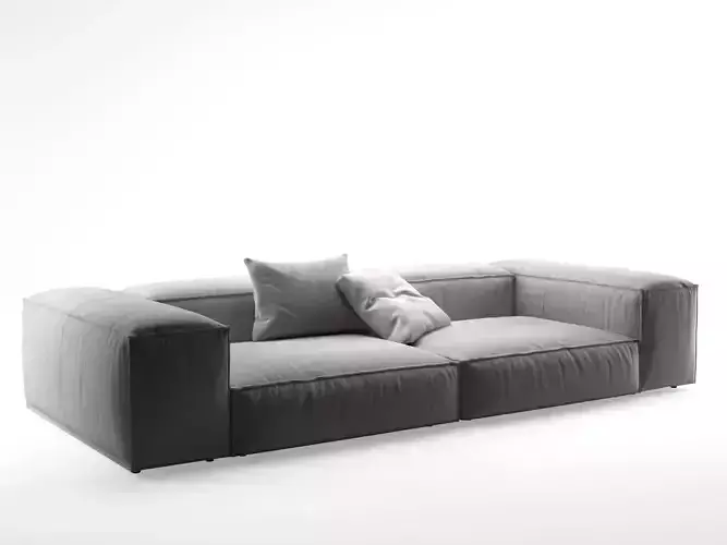 E A seater sofa leather