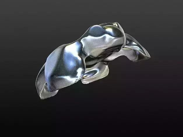 bear silver ring Free 3D print model