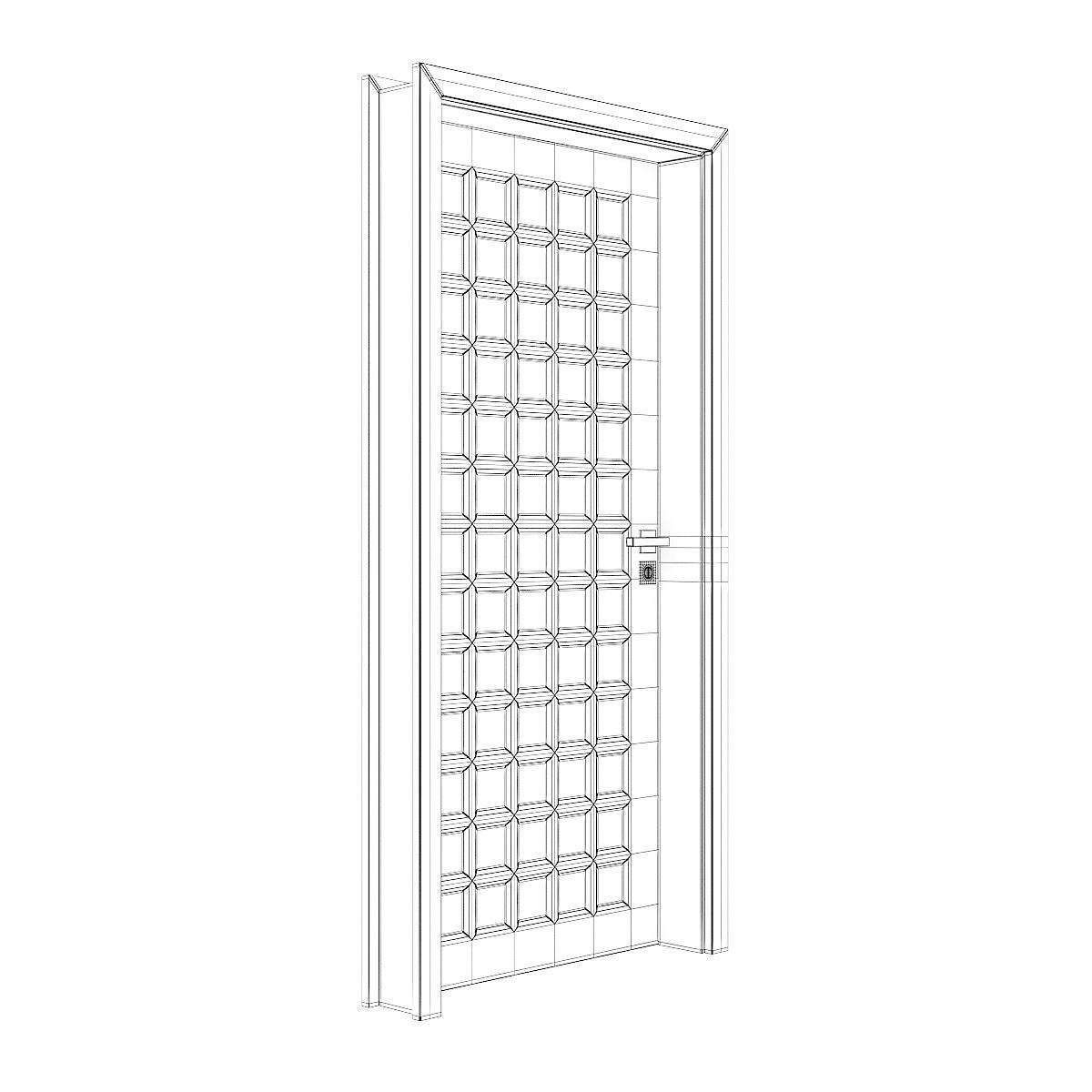 Interior Door 3D model_5